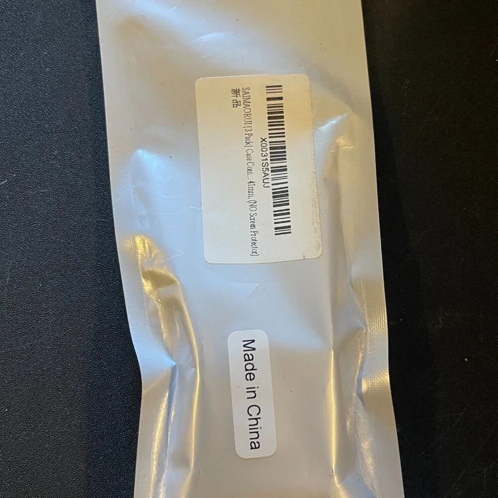 2 Apple Watch 41MM Clear Bumper/Case NO Screen Protector (I)